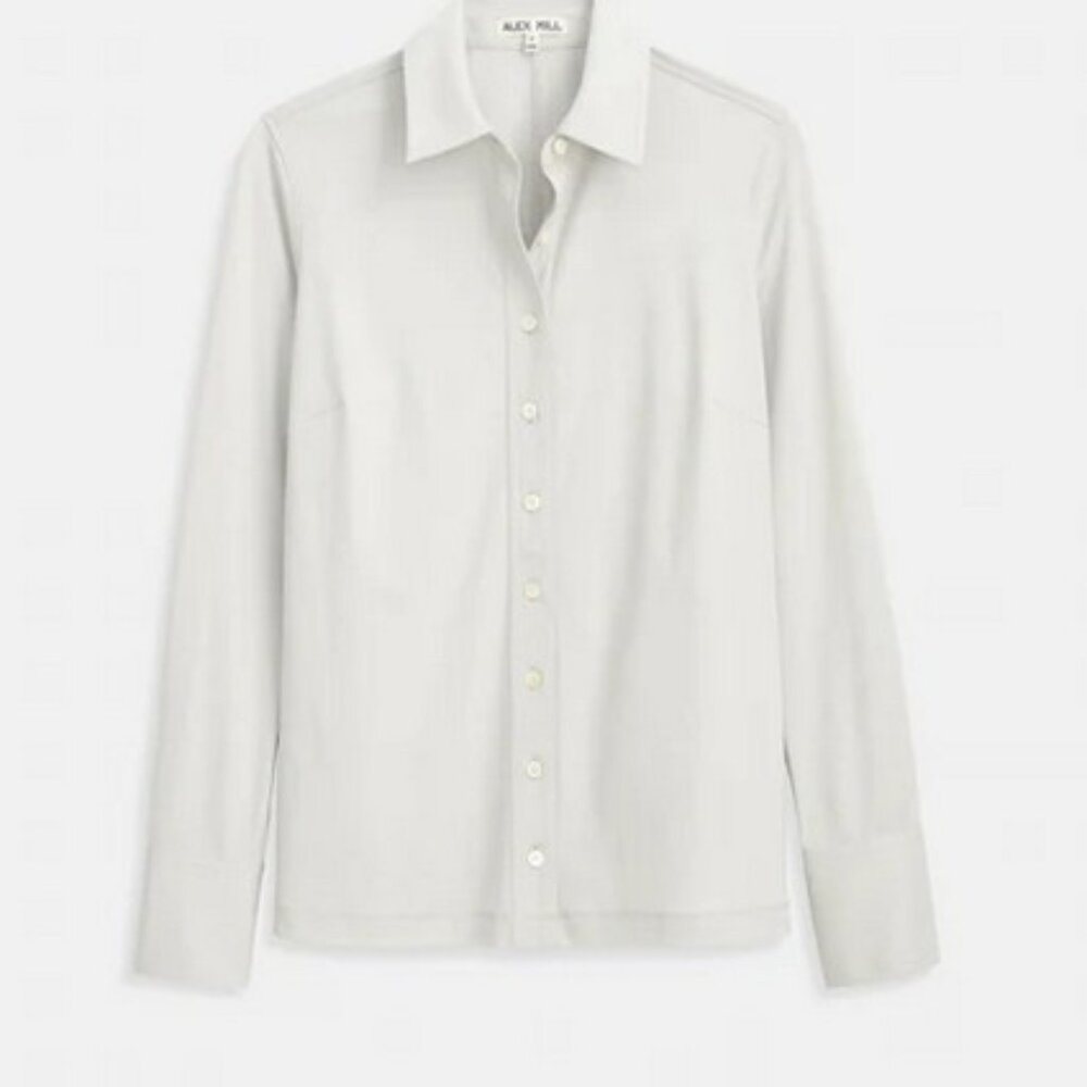 ALEX MILL Jamie Shirt in Cotton Jersey NEW with tags, NWT women's size M